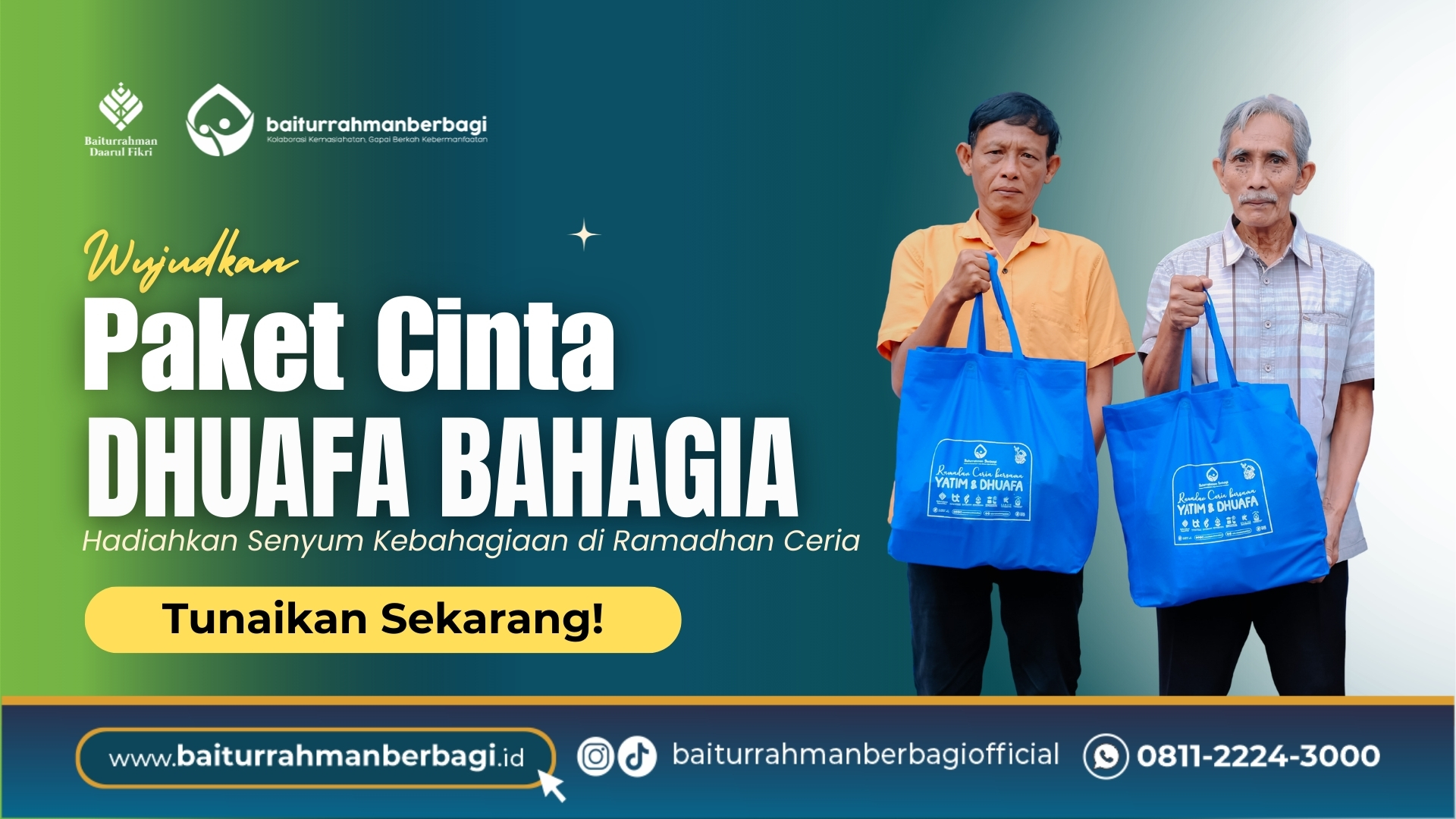 Wujudkan Paket Cinta Dhuafa Bahagia