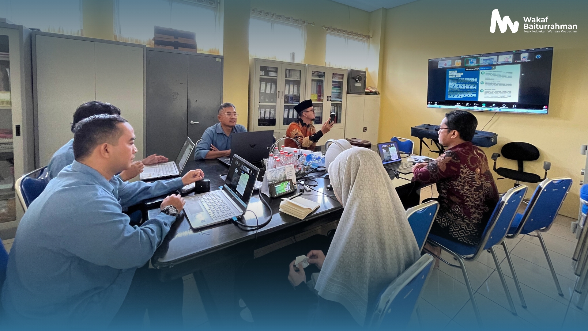 Yayasan Baiturrahman Daarul Fikri Ikuti Wawancara Calon Nazhir Wakaf Uang dari Badan Wakaf Indonesia